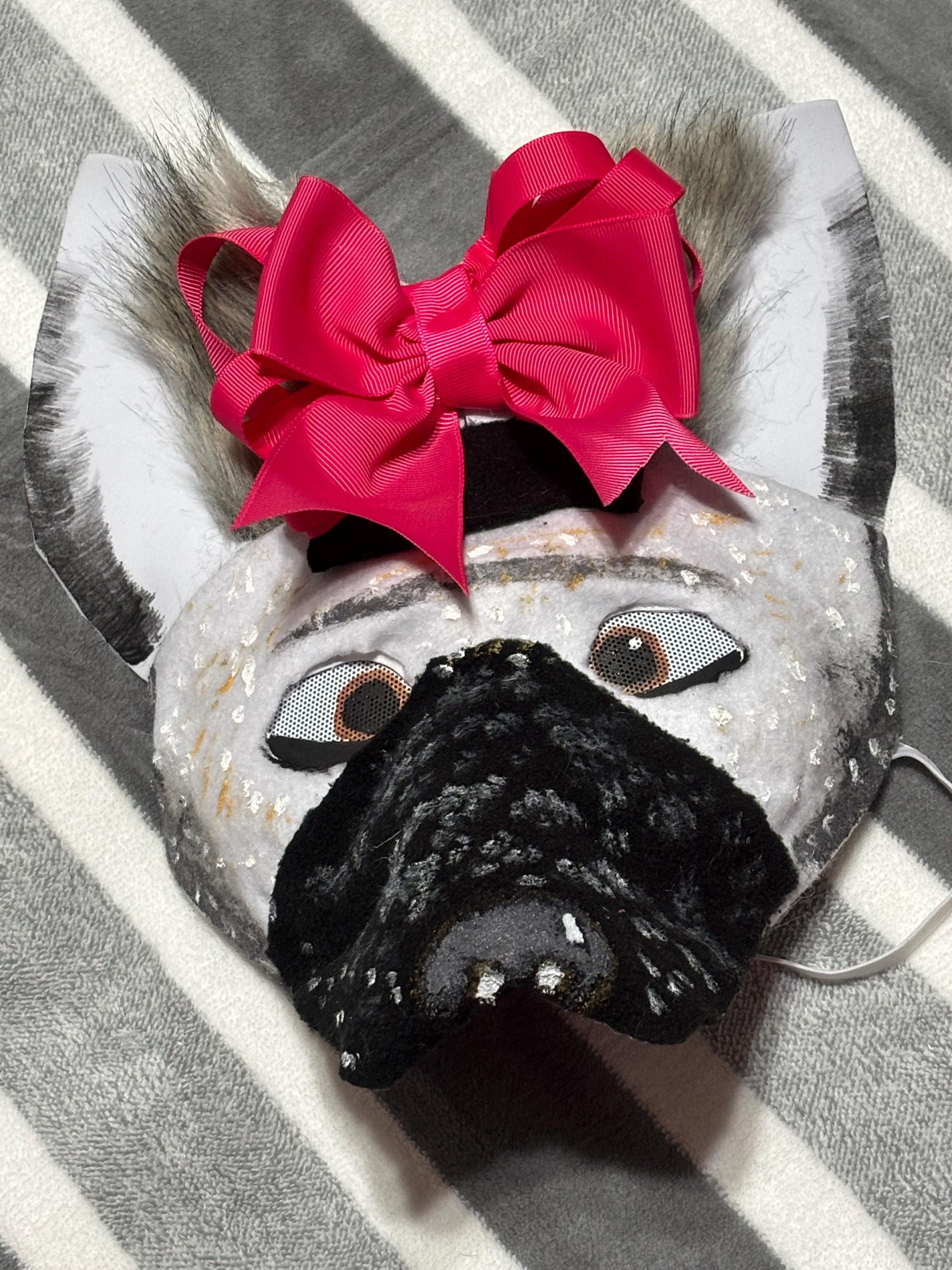 Therian Hyena Costume Cosplay Fursona Furry Mask Accessory