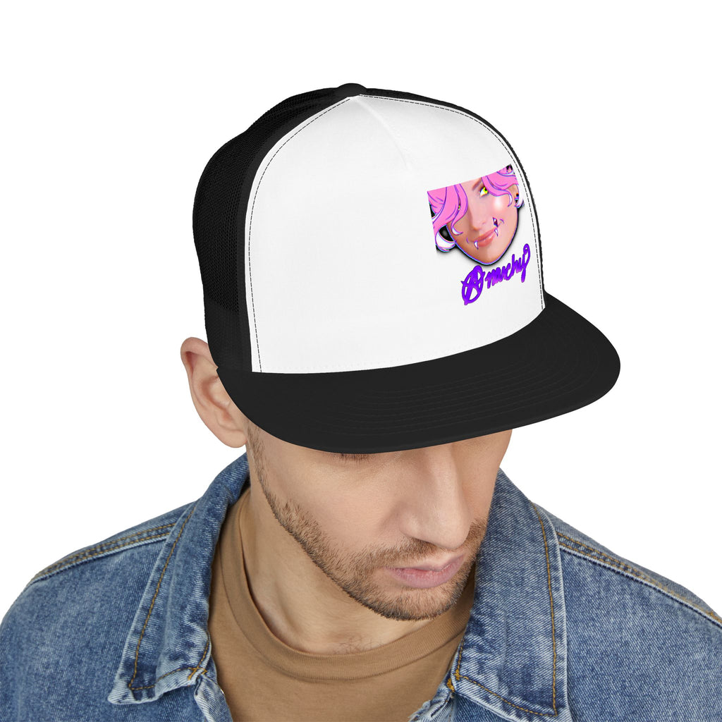 Funny Anarchy Trucker Cap