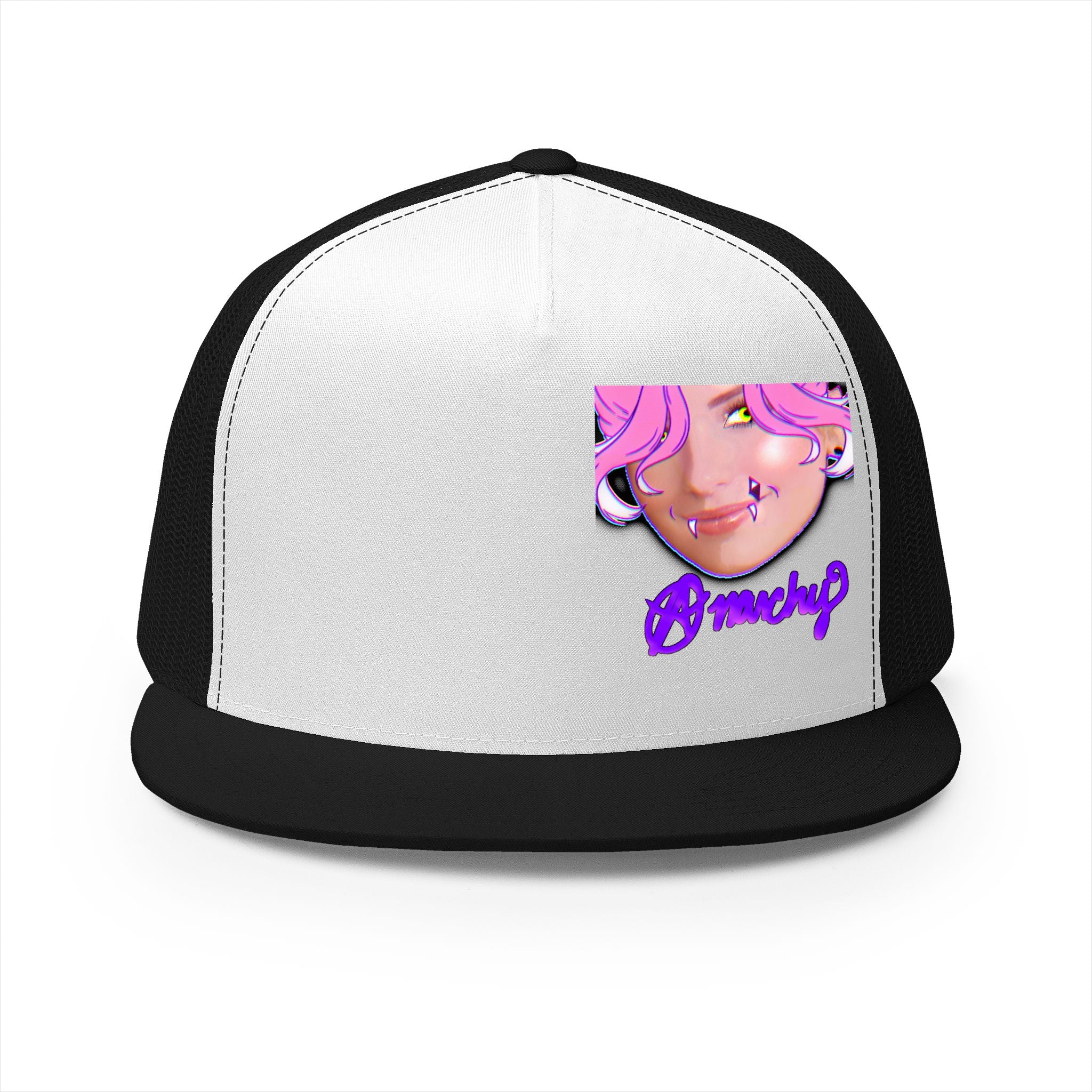 Funny Anarchy Trucker Cap