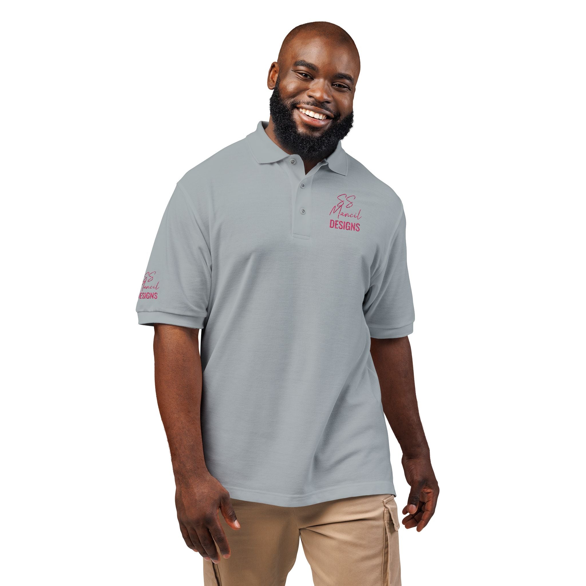 Unisex Polo Shirt With Embroidered Logo