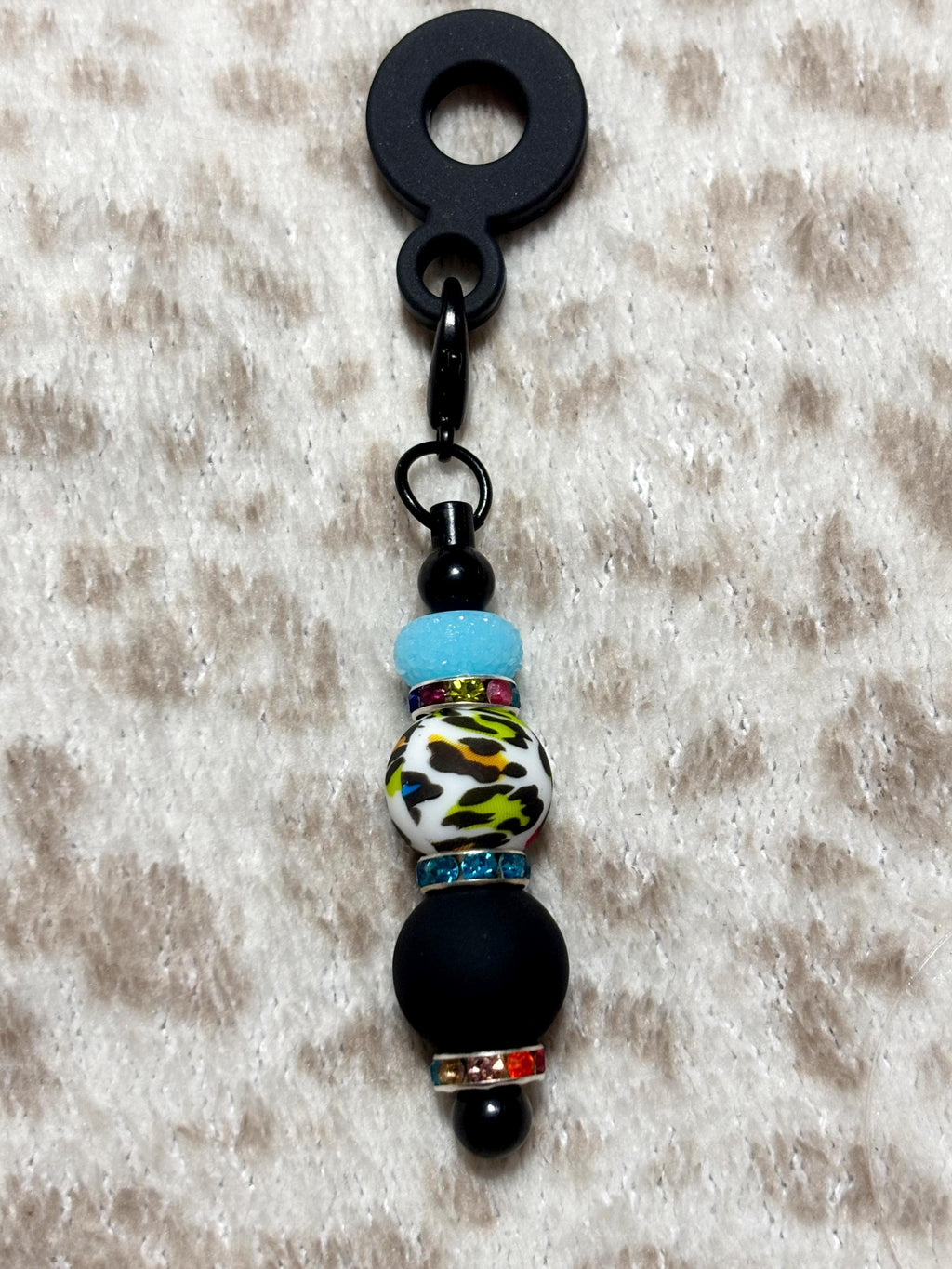 Be Happy Beaded Keychain, Pen, Bookmark Set, Blue Butterfly Charm, Positive Vibes