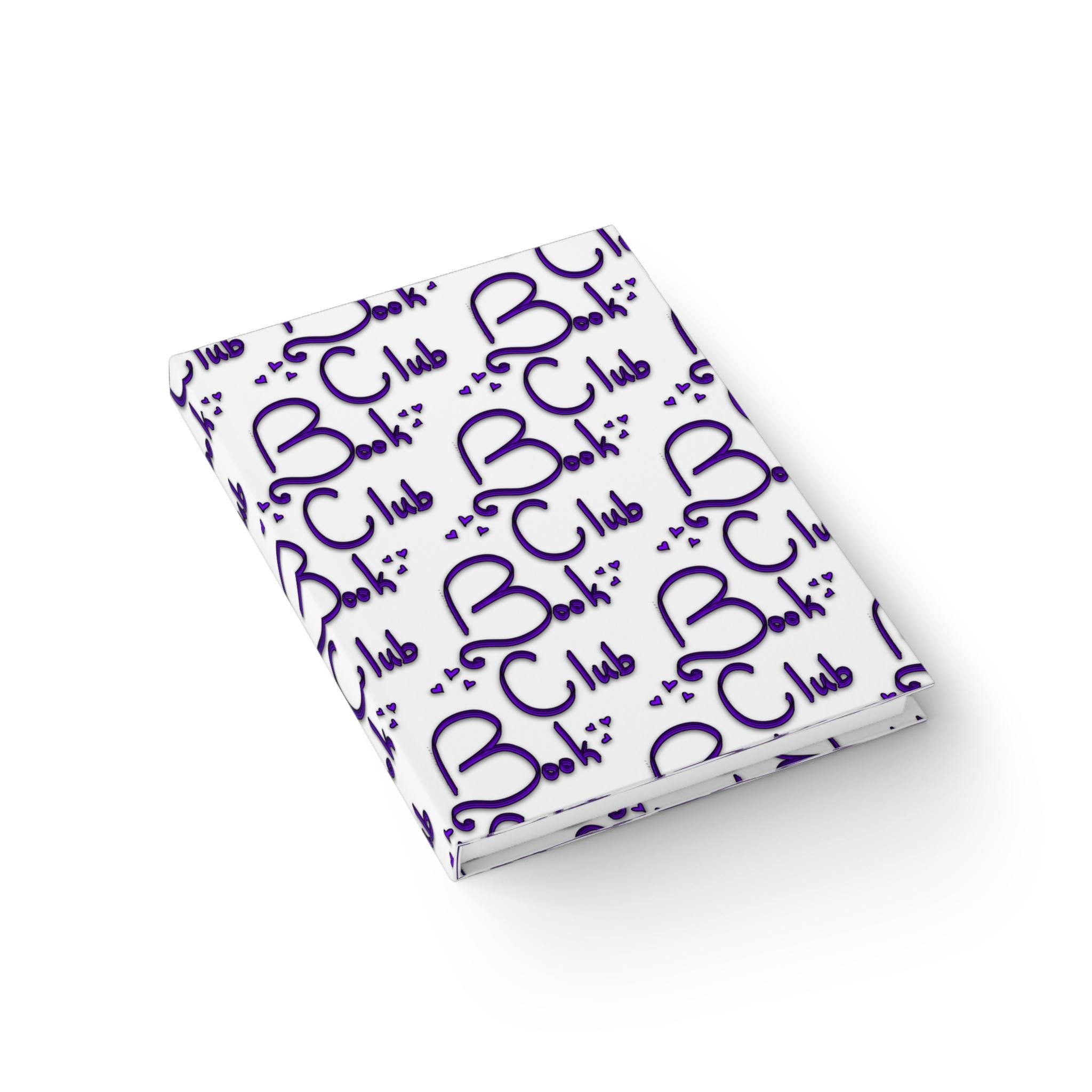 Book Club Journal: 128-Page Hardcover, Ruled Lines