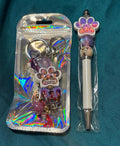 K-POP Demon Hunters Huntrix Inspired Rumi Mira Zoey Set Keychain, Pen,& Tumbler