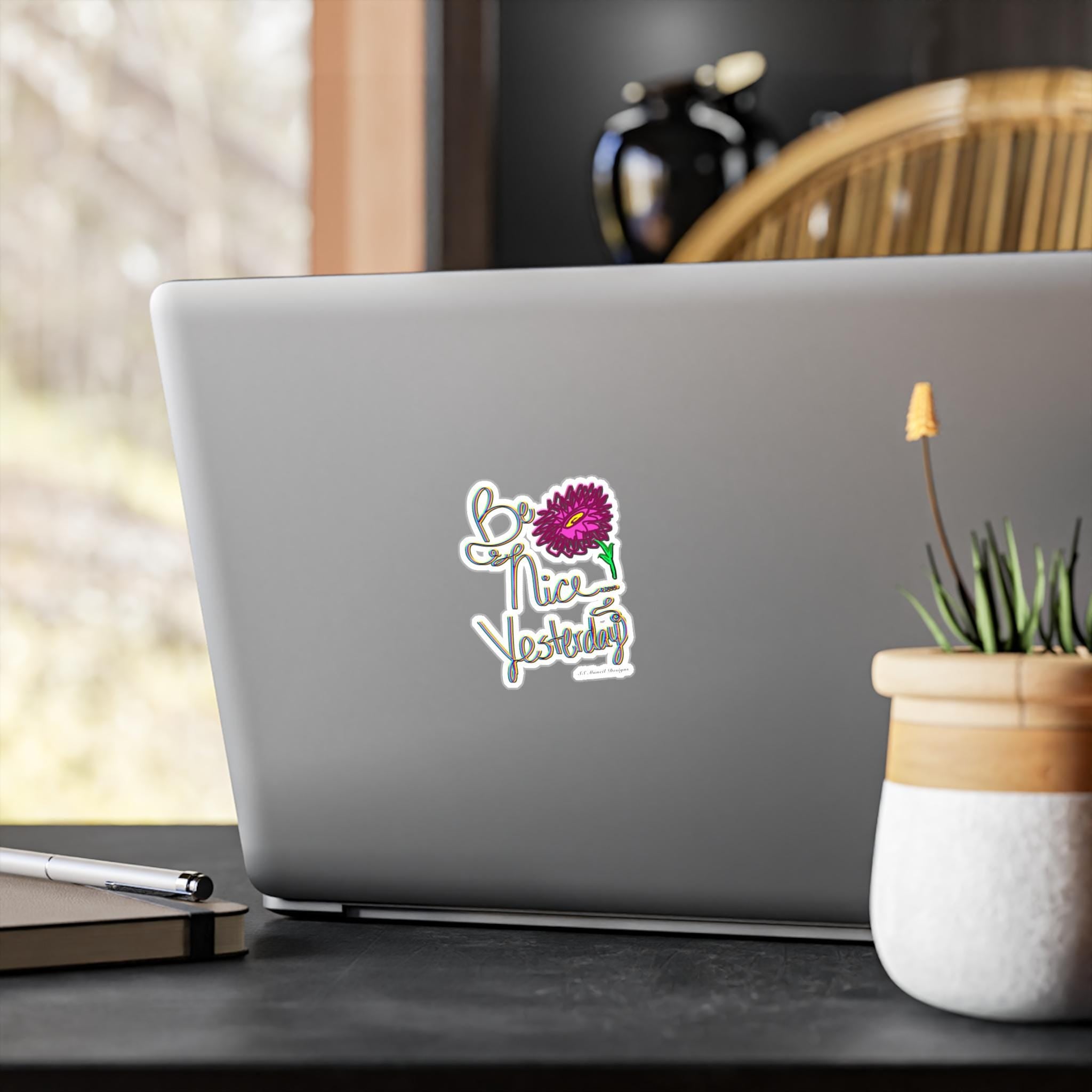 Be Kind Stickers | Funny Sarcastic Kiss-Cut Vinyl Decals