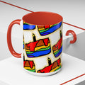 Rainbow Pride Cake Accent Coffee Mug (15oz)