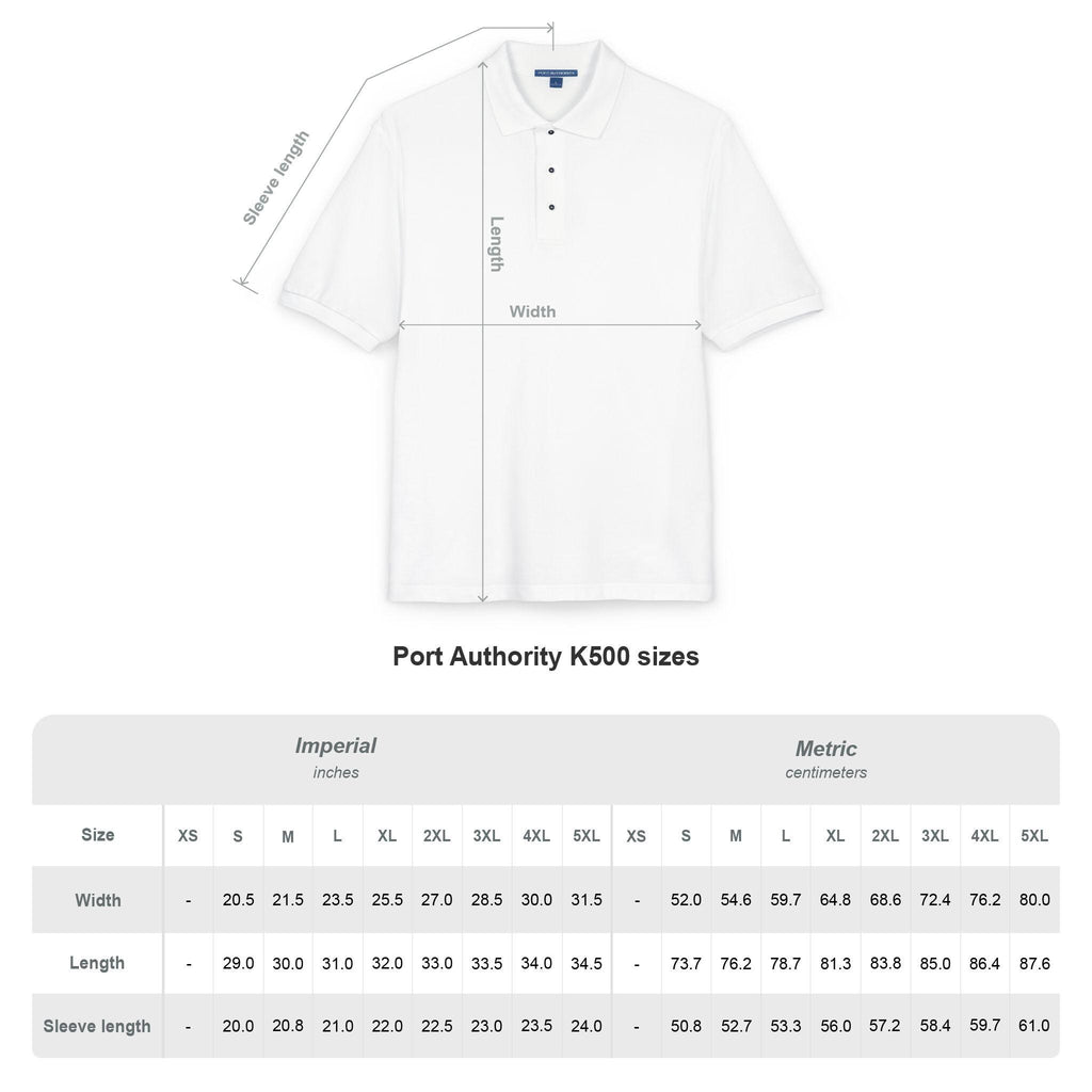 Logo Unisex Polo Shirt (Embroidery) SS Mancil Designs Pink Icon