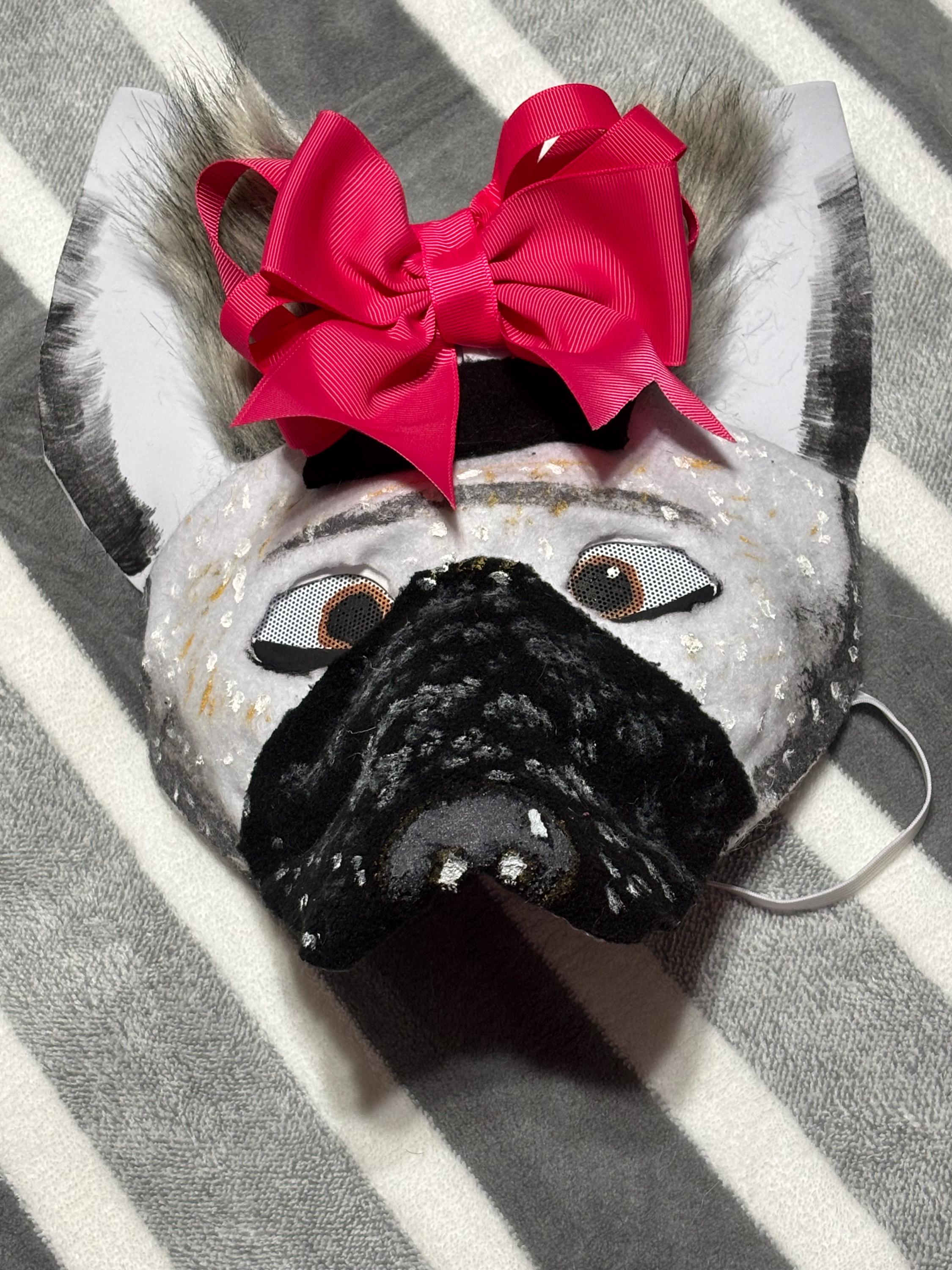 Therian Hyena Costume Cosplay Fursona Furry Mask Accessory