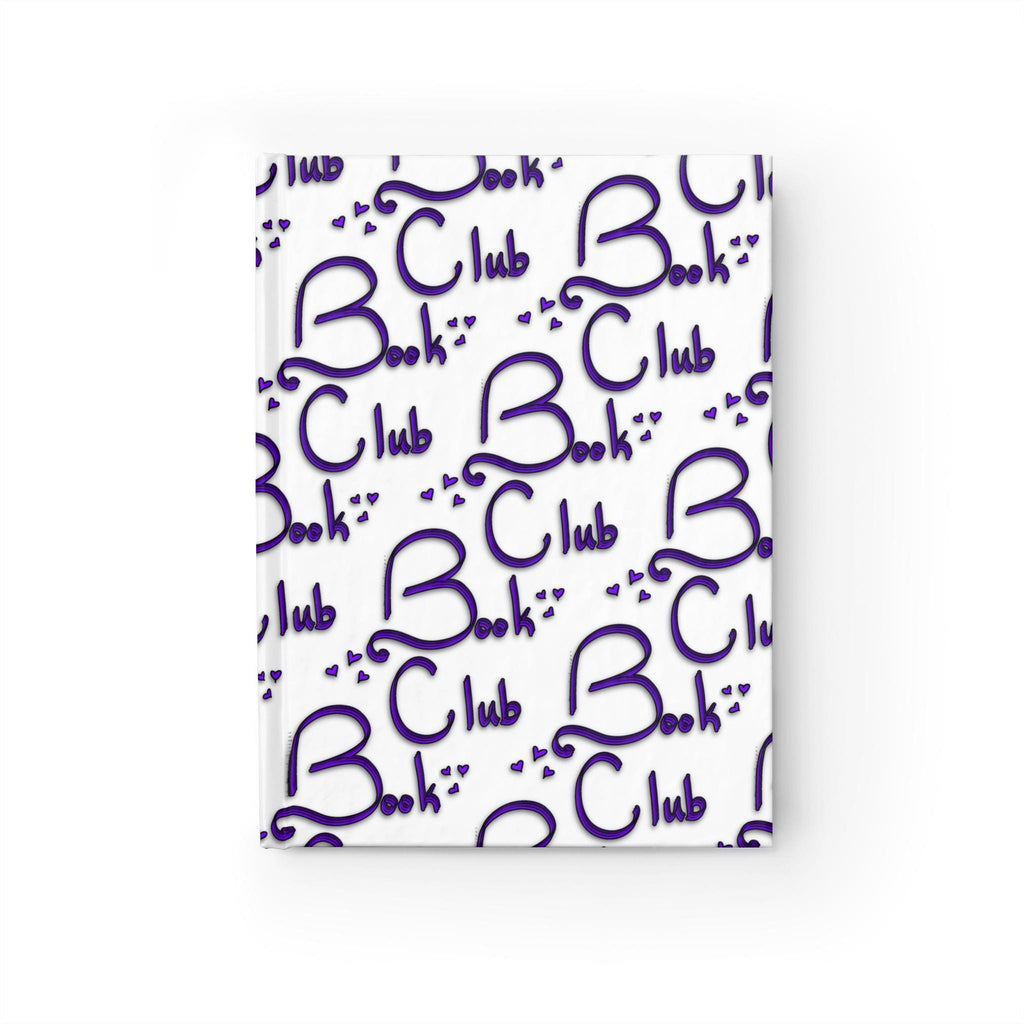 Book Club Journal: 128-Page Hardcover, Ruled Lines