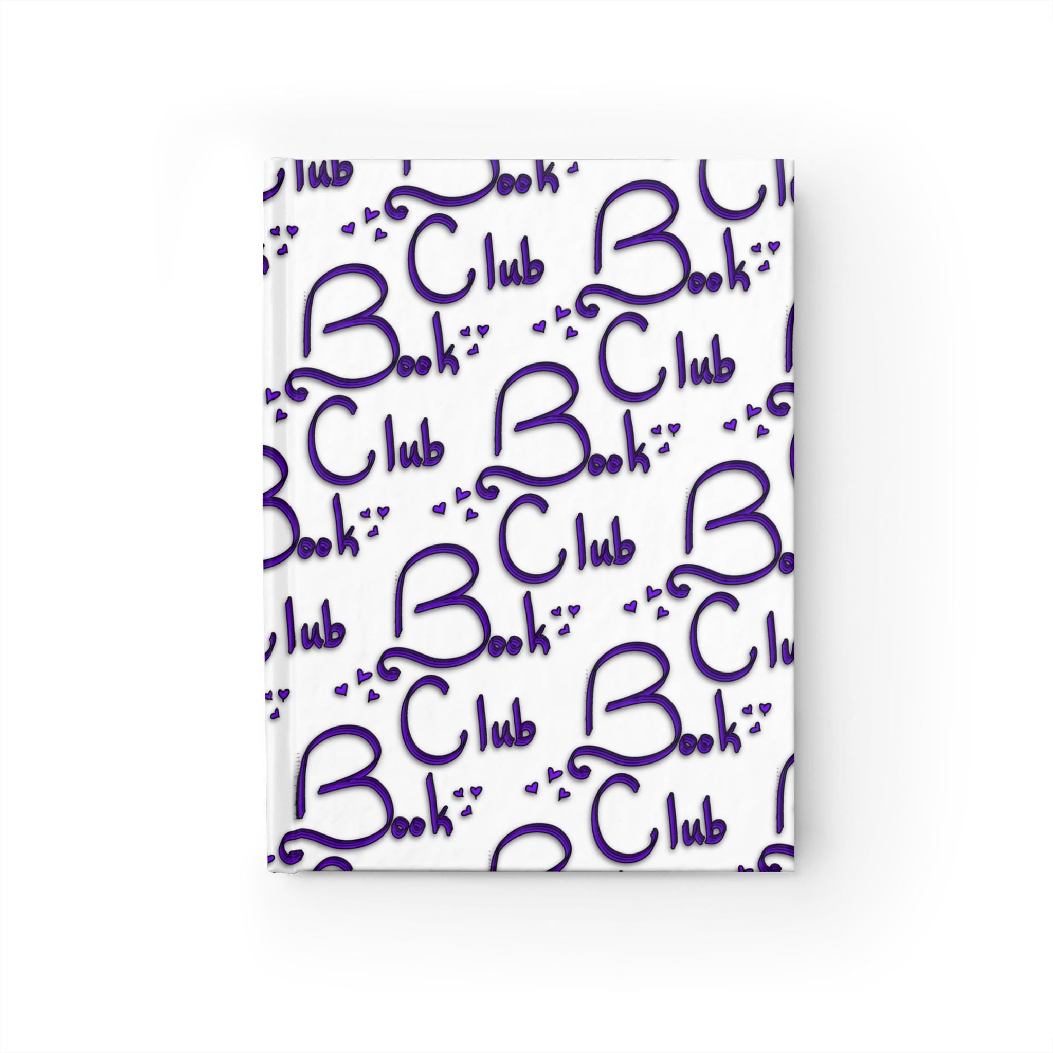 Book Club Journal: 128-Page Hardcover, Ruled Lines
