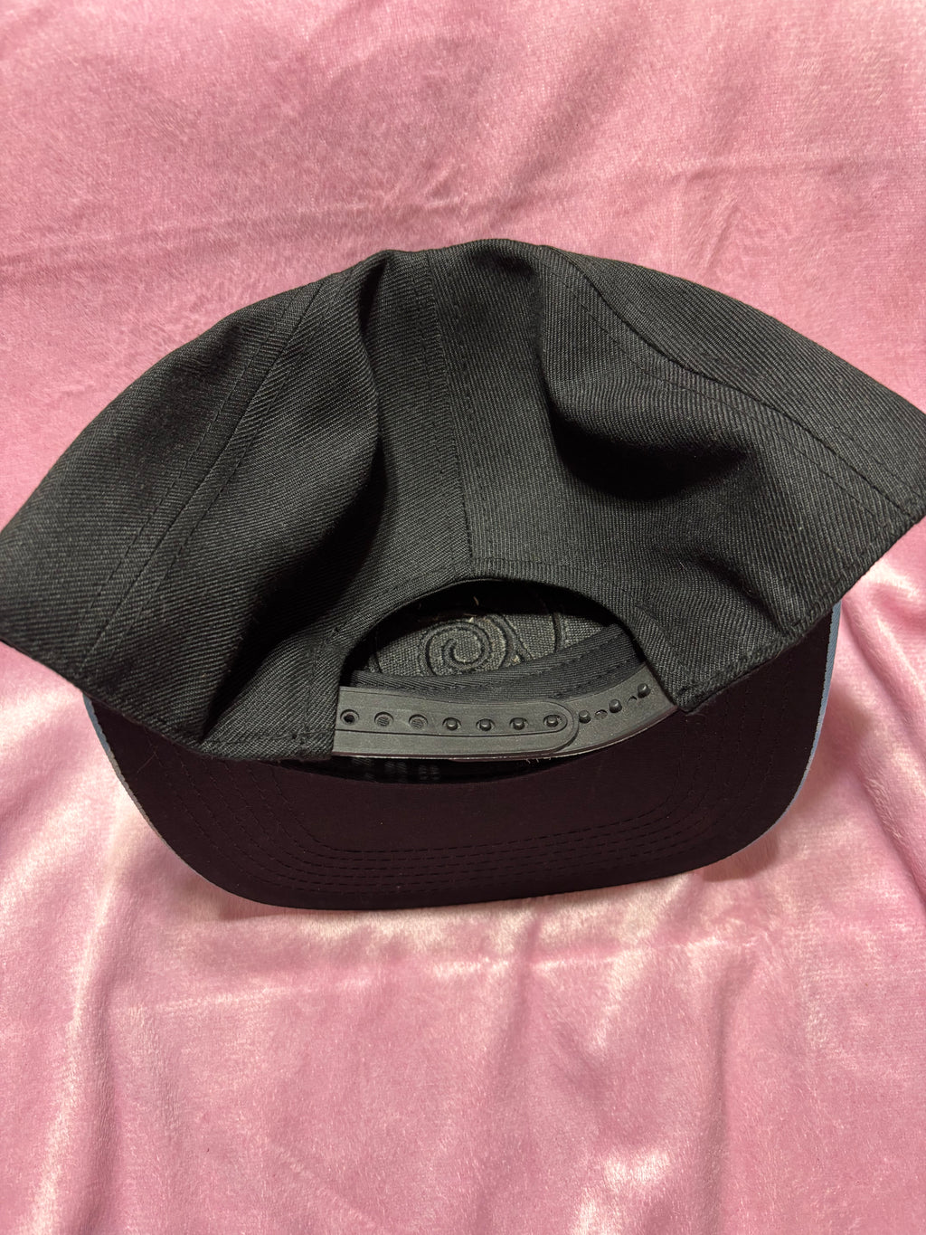 Black Naruto Snapback Hat with Graphic Brim NWOT