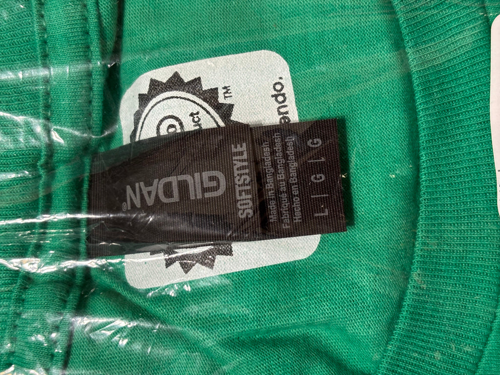 Nintendo Green Graphic Tee with Mario Mushroom
