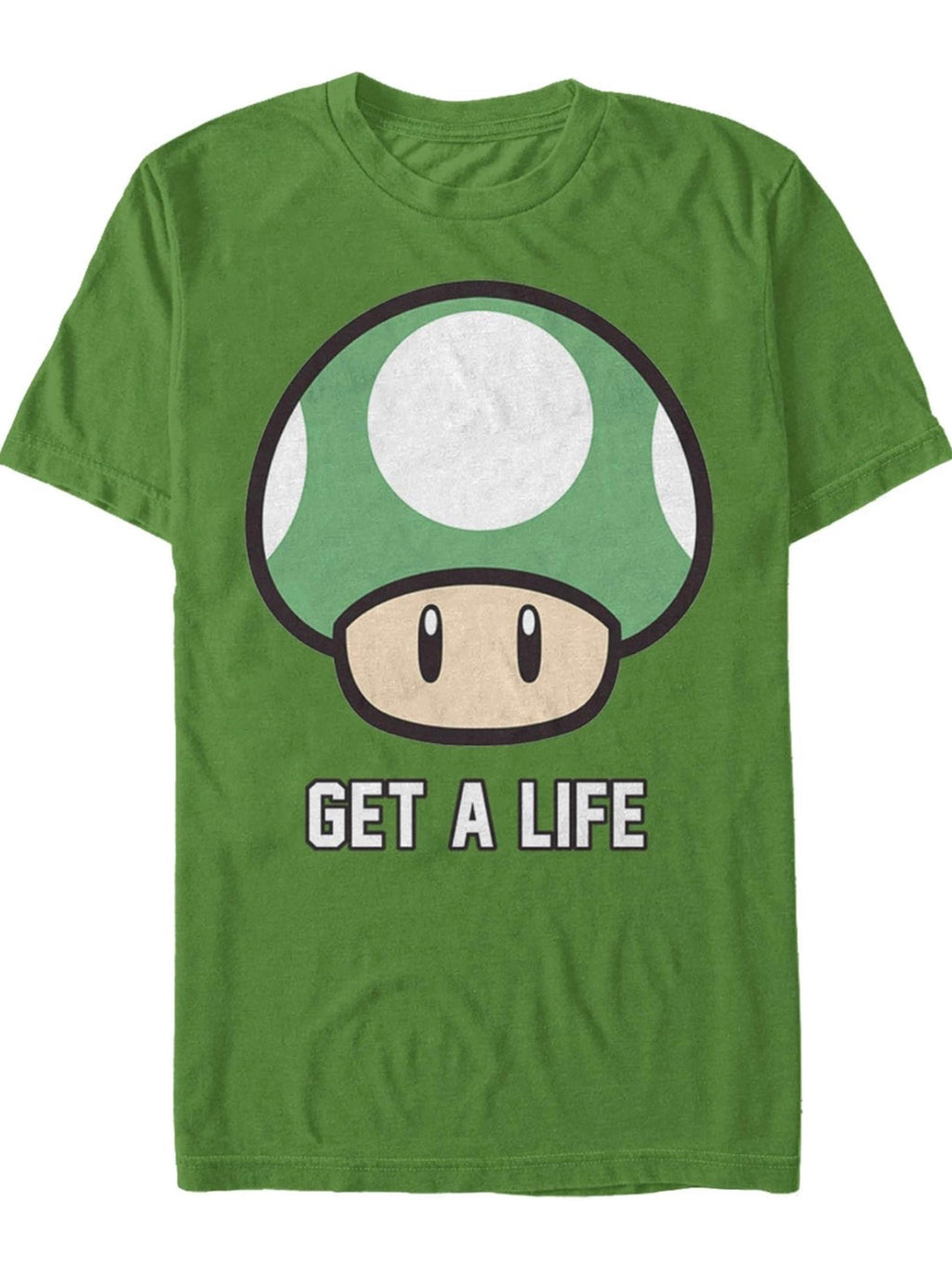 Nintendo Green Graphic Tee with Mario Mushroom