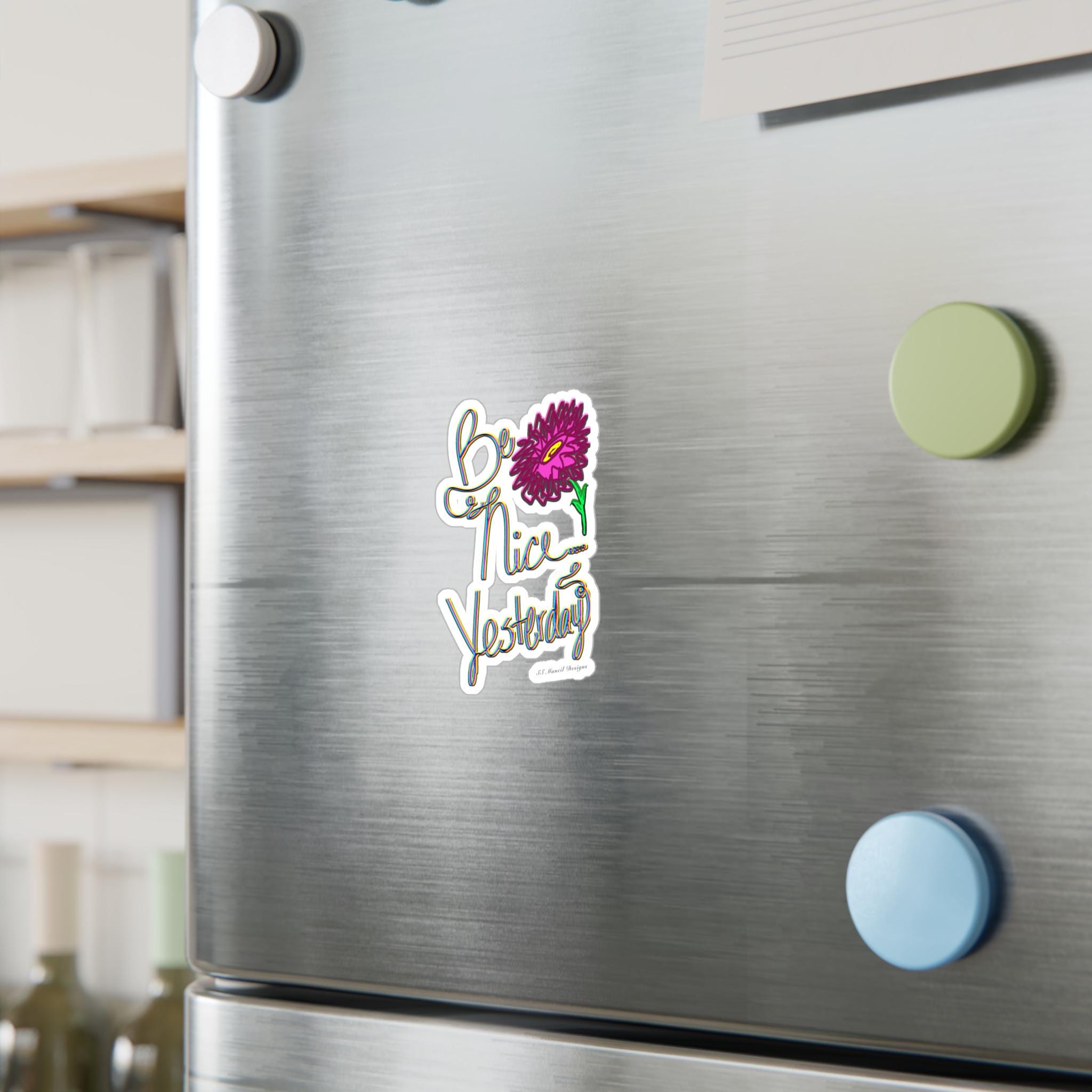 Be Kind Stickers | Funny Sarcastic Kiss-Cut Vinyl Decals