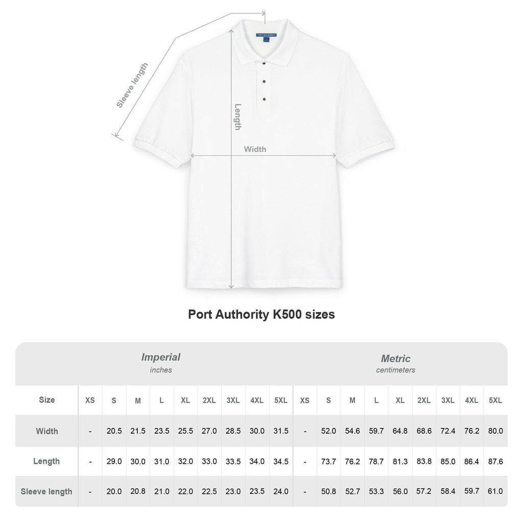 Logo Unisex Polo Shirt (Embroidery) SS Mancil Designs Pink Icon