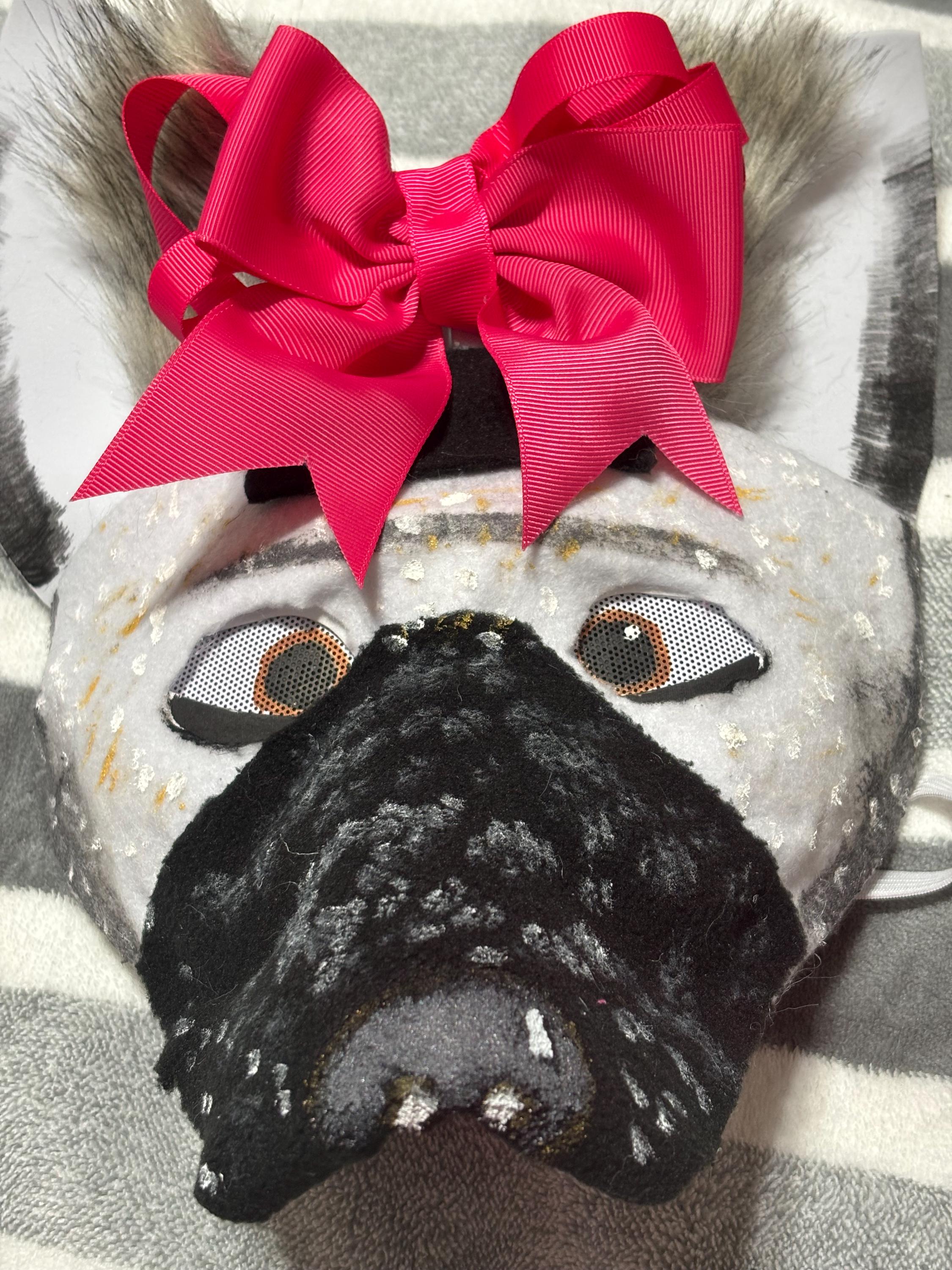 Therian Hyena Costume Cosplay Fursona Furry Mask Accessory