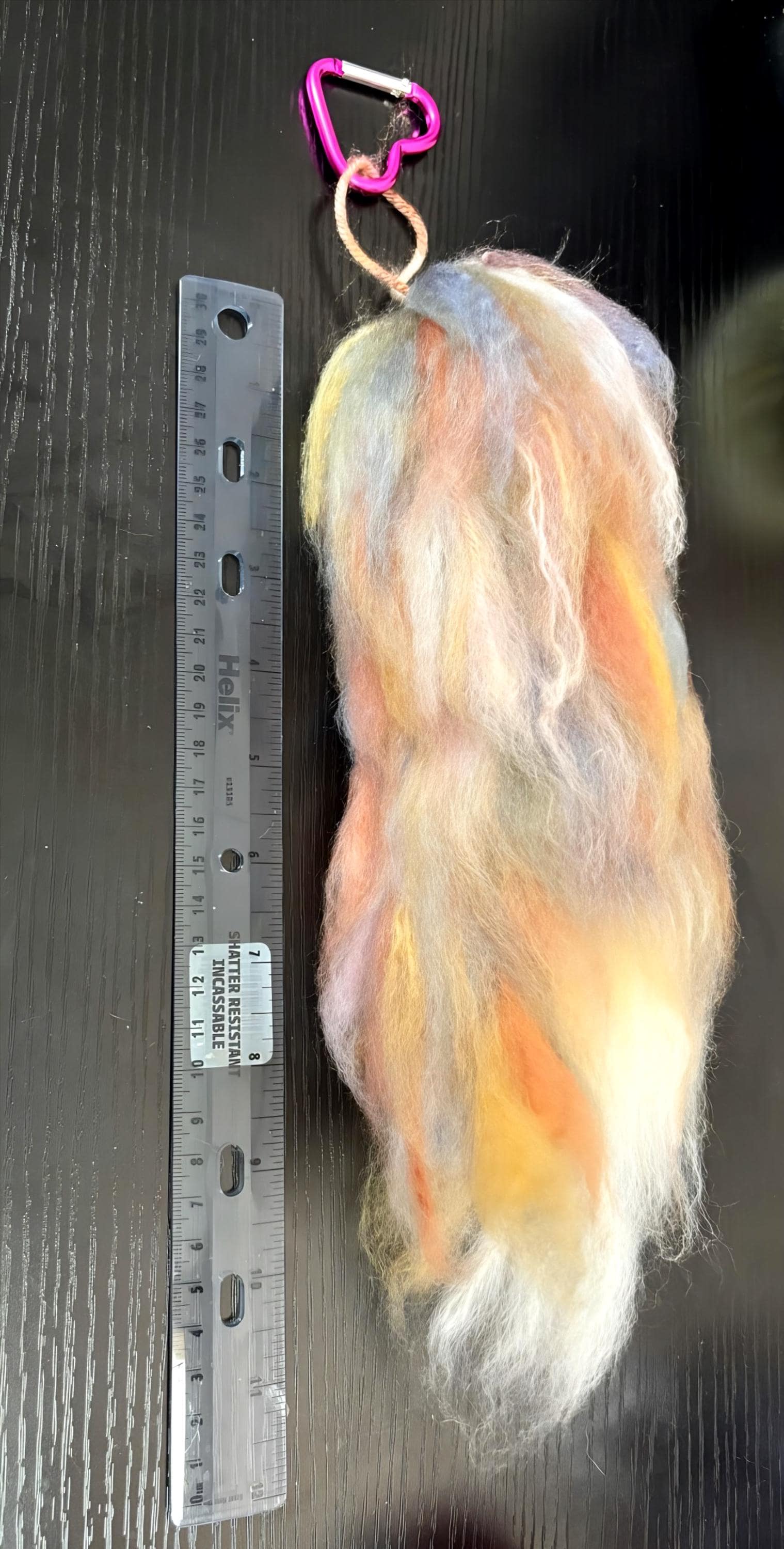 Custom HQ Yarn Tails Made To Order By Hand | yarn, fursona, furry, therian, emo, gear, keychain, tails, keychain tail, clip on tails, animal