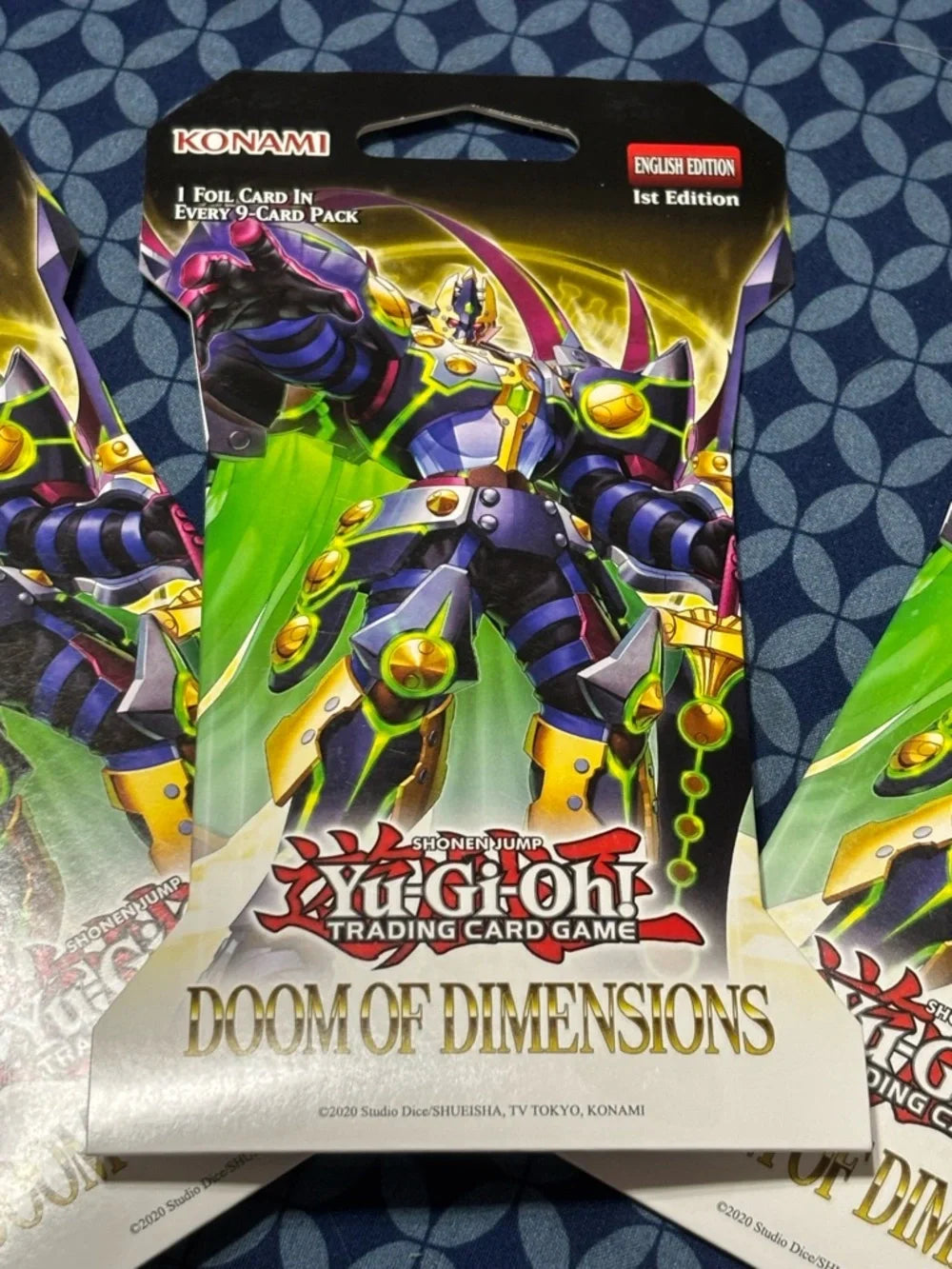 Yugioh Yu-Gi-Oh! Official Card Packs Doom of Dimensions 1st edition English Set